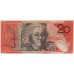 AUSTRALIA 2008 . TWENTY 20 DOLLAR BANKNOTE . STEVENS/HENRY . RADAR SERIAL